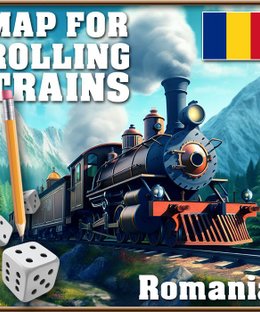 Rolling Trains: Romania Map