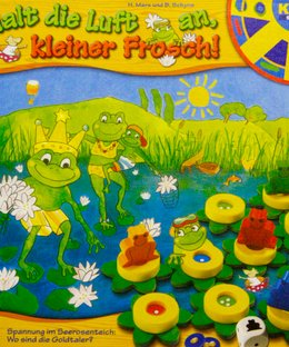 Halt die Luft an, kleiner Frosch