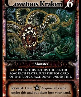 Ascension: Darkness Unleashed – Covetous Kraken Promo Card
