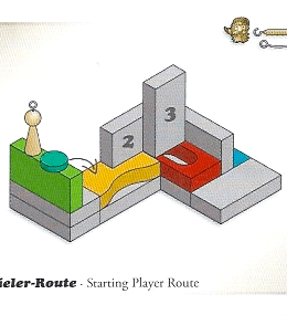 Blocky Mountains: Starting Player Route Card