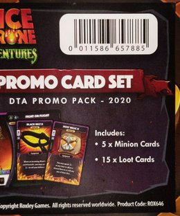 Dice Throne Adventures: Promo Card Set – DTA Promo Pack 2020