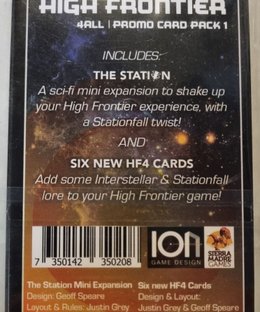 High Frontier 4 All: Promo Pack 1 – The Station Pack