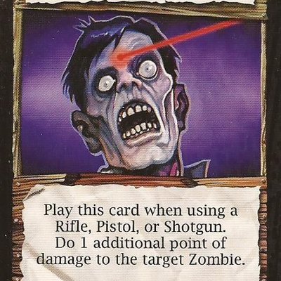 Dead Panic: Laser Sight Promo Card