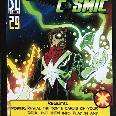Sentinels of the Multiverse: Captain Cosmic Promo Card