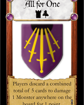 Castle Panic: All For One Promo Card