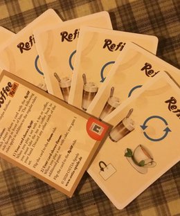 Tee oder Kaffee: Refill Kartensatz