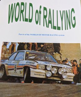 World of Motor Racing: World of Rallying