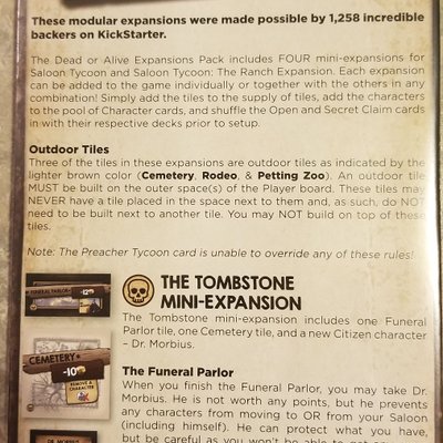 Saloon Tycoon: Dead or Alive Expansion