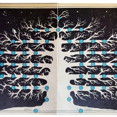 Heiter auf der Leiter