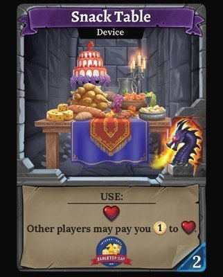 Clank!: Snack Table Promo Card