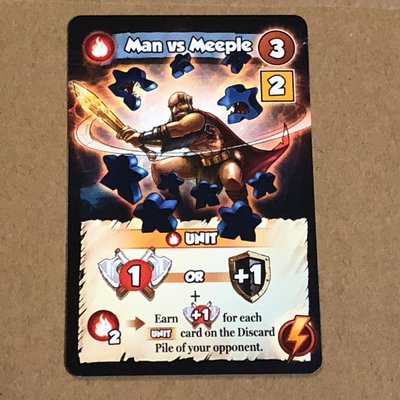 Vikings Gone Wild: Masters of Elements – Man vs Meeple Promo Card