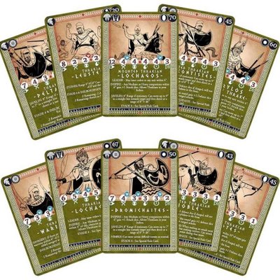 Mortal Gods: Thrakian Roster & Gifts Card Set