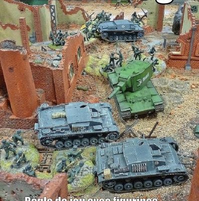 Blitzkrieg: règle de jeu avec figurines pour la seconde guerre mondiale