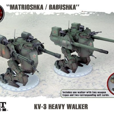 Dust Tactics: KV-3 Heavy Walker – "Matrioshka / Babushka"