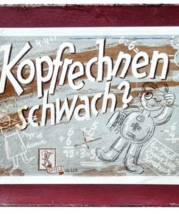 Kopfrechnen schwach?
