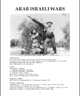 Arab Israeli Wars