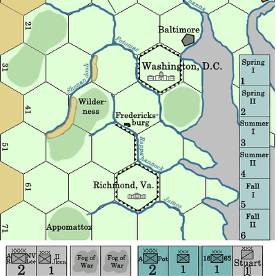 Postcard Civil War East