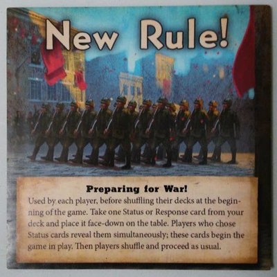 Quartermaster General: Alternate Histories – Preparing for War! Promo Tile