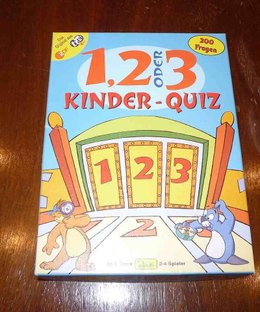 1, 2 oder 3 Kinder-Quiz