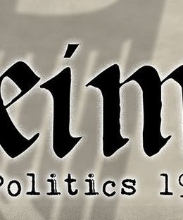 Weimar:  German Politics 1929-1933