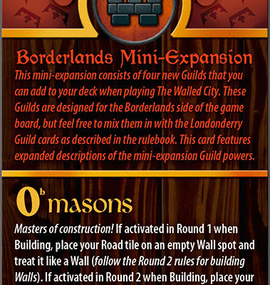 The Walled City: Borderlands Mini-Expansion