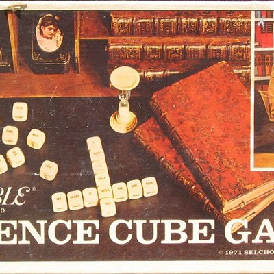 Scrabble Sentence Cube Game
