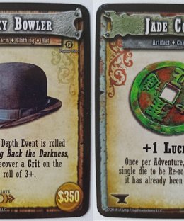 Shadows of Brimstone: DiceFest 2017 Promo Cards