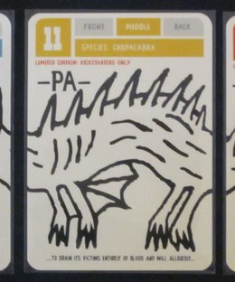 Creatures: The Card Game – Chupacabra Promo Cards