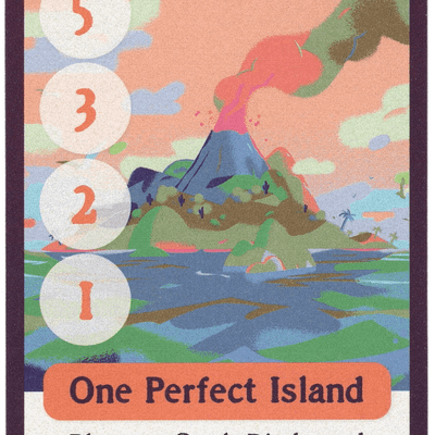 Emerge: Promo 01 – One Perfect Island Goal Card