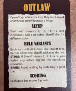 Rumors of Gold: Outlaw