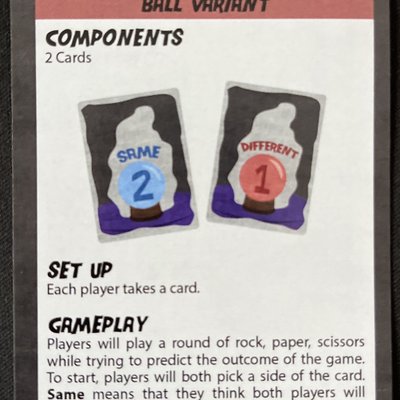 Rock Paper Scissors: Crystal Ball Variant