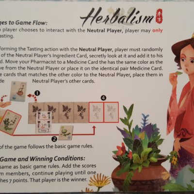 Herbalism: 2 Player Variant Rule