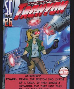 Sentinels of the Multiverse: The Super Scientific Tachyon Promo Card