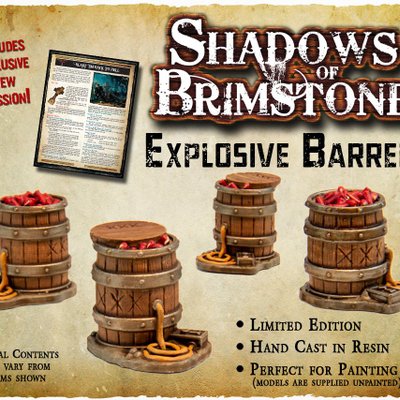 Shadows of Brimstone: Explosive Barrels