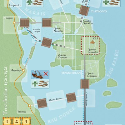 Siege of Tenochtitlan 1521 & The Noche Triste 1520