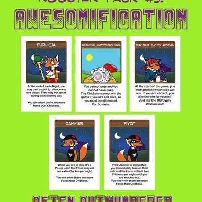 Fox & Chicken Rooster Pack #3: Awesomification