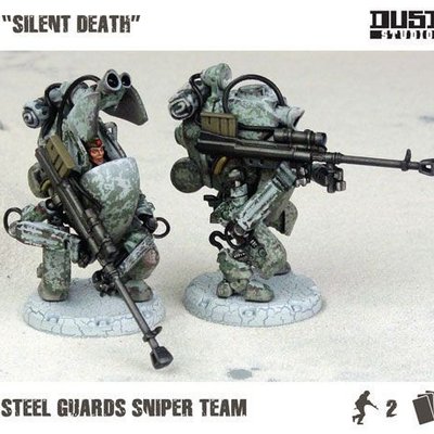 Dust Tactics: Steel Guards Sniper Team – "Silent Death"
