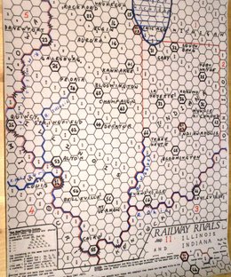 Railway Rivals Map II: Illinois and Indiana