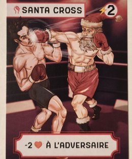 Dans les Cordes: Santa Cross Promo Card