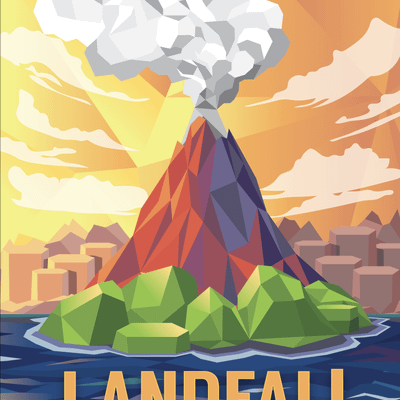 Landfall: A Cozy Volcano Island-Building Game
