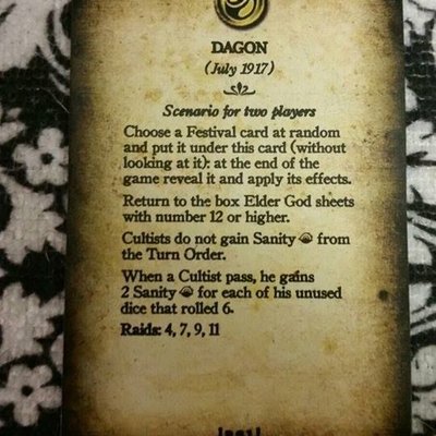 Kingsport Festival: Dagon Scenario