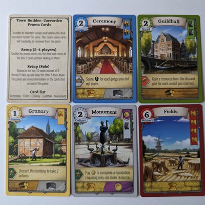 Town Builder: Coevorden – Promo Cards