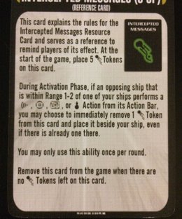 Star Trek: Attack Wing – Intercepted Messages Resource