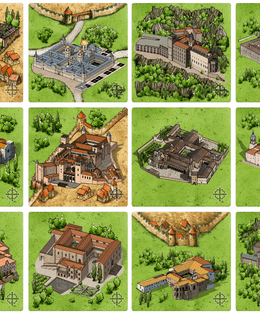Monasteries in Spain (fan expansion for Carcassonne)