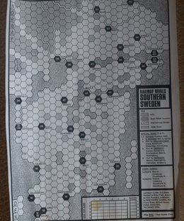 Railway Rivals Map SWE: Southern Sweden