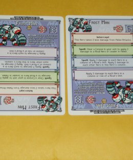 Mega Man Pixel Tactics: Frost Man Promo Cards