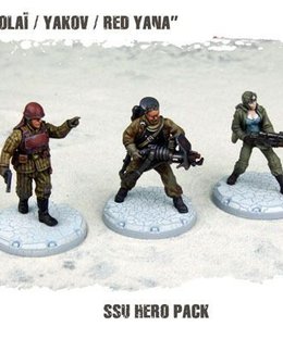 Dust Tactics: SSU Hero Pack – "Nikolaï / Yakov / Red Yana"
