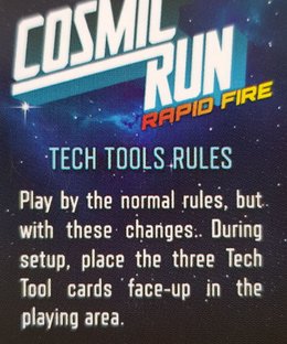 Cosmic Run: Rapid Fire – Tech Tools Promo Pack
