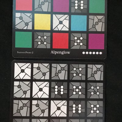 Sagrada: Promo 2 – Alpenglow/Komorebi Window Pattern Card