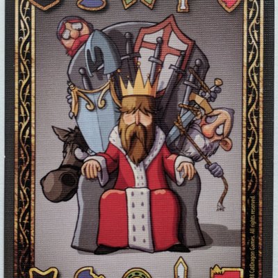 I would Fight the Dragon...: King Promo Card